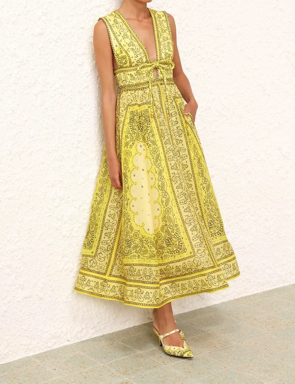 Best ZIMMERMANN Matchmaker Bow Long Dress