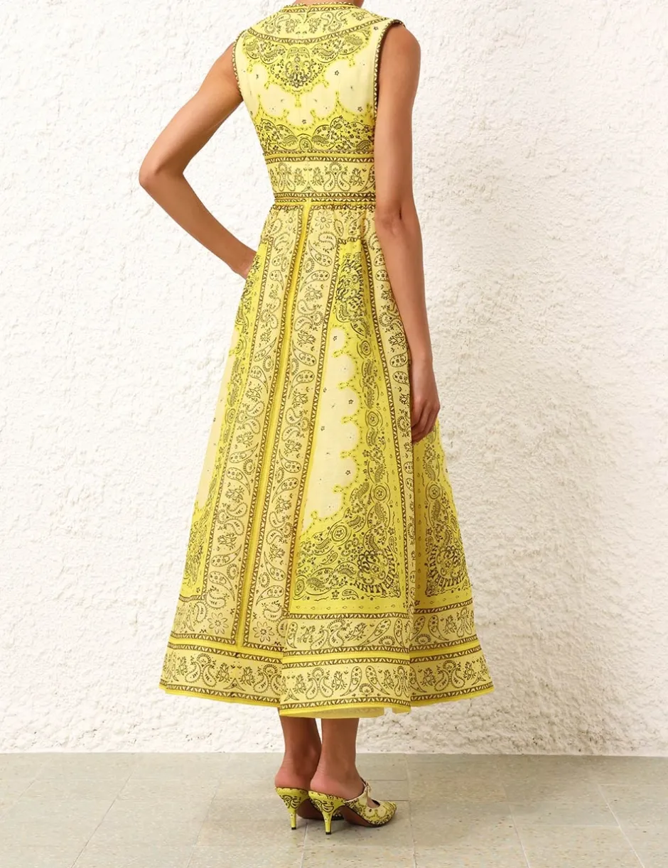 New ZIMMERMANN Matchmaker Bow Long Dress