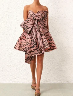 ZIMMERMANN Matchmaker Bow Mini Dress