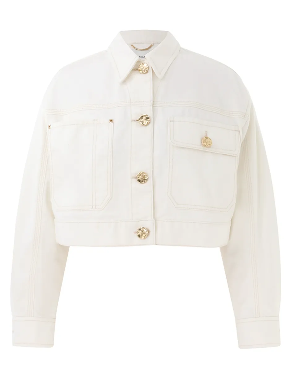 Online ZIMMERMANN Matchmaker Boxy Denim Jacket