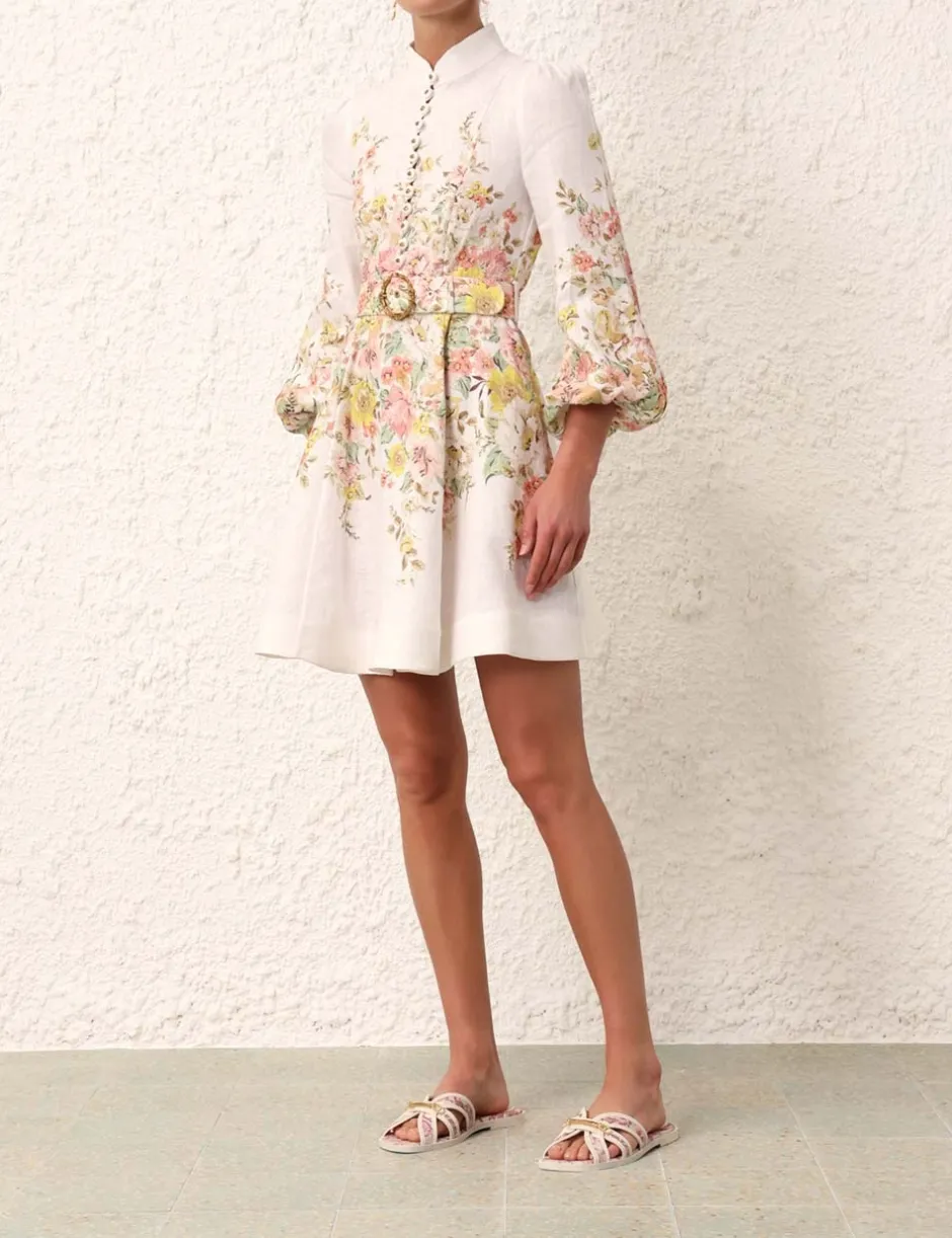 Discount ZIMMERMANN Matchmaker Buttoned Mini Dress