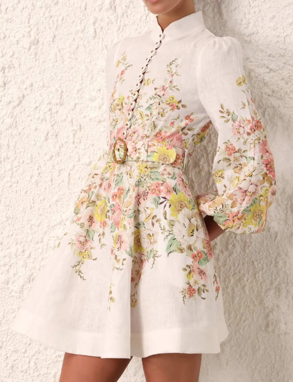 Discount ZIMMERMANN Matchmaker Buttoned Mini Dress