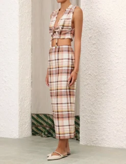 Best ZIMMERMANN Matchmaker Check Bow Bodice