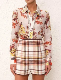 ZIMMERMANN Matchmaker Check Dance Short