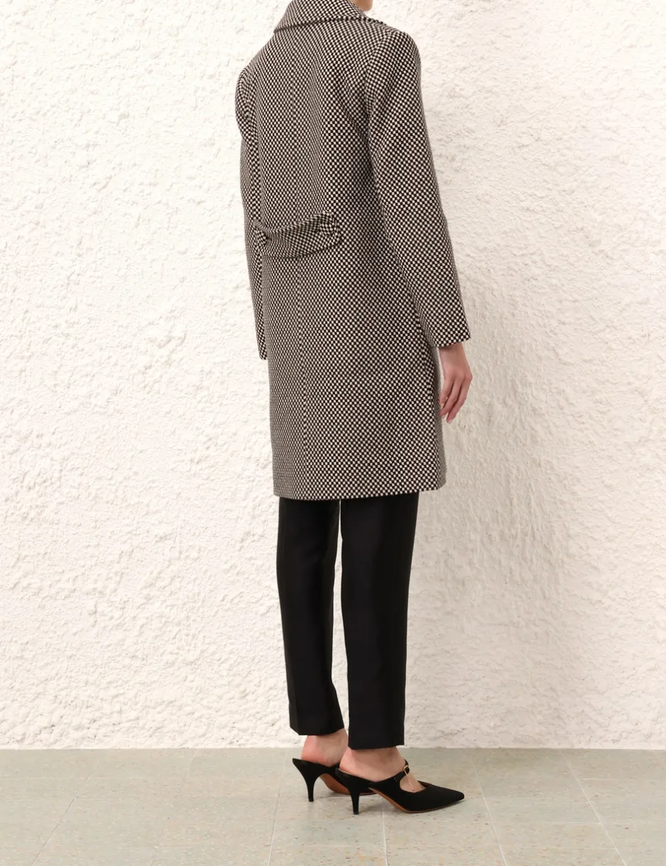 Sale ZIMMERMANN Matchmaker Check Mod Coat