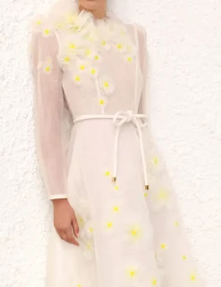 New ZIMMERMANN Matchmaker Daisy Midi Dress