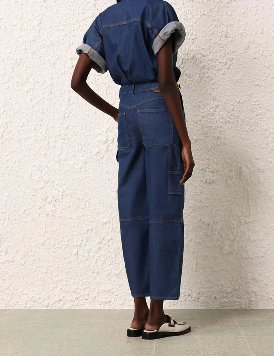 ZIMMERMANN Matchmaker Denim Boiler Suit
