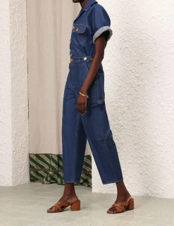 Outlet ZIMMERMANN Matchmaker Denim Boiler Suit