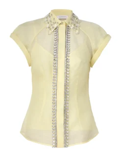 New ZIMMERMANN Matchmaker Diamante Blouse