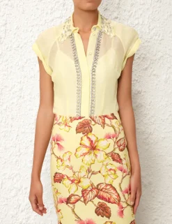 Online ZIMMERMANN Matchmaker Diamante Blouse