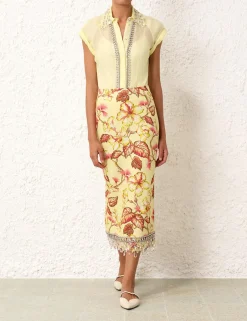 Clearance ZIMMERMANN Matchmaker Diamante Skirt