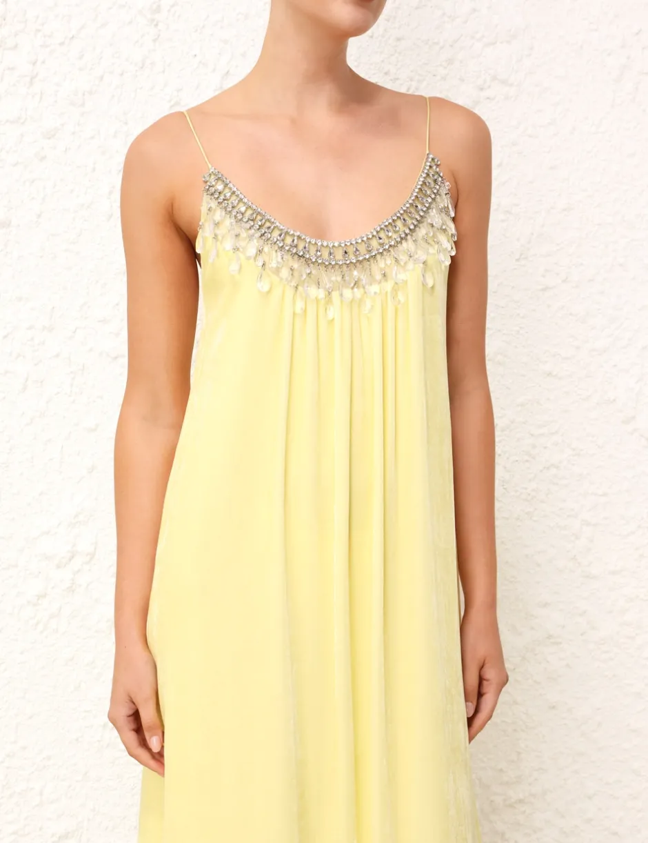New ZIMMERMANN Matchmaker Diamante Slip Dress