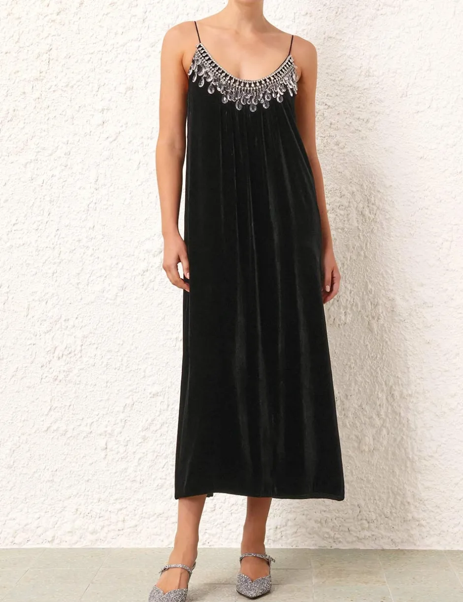 ZIMMERMANN Matchmaker Diamante Slip Dress