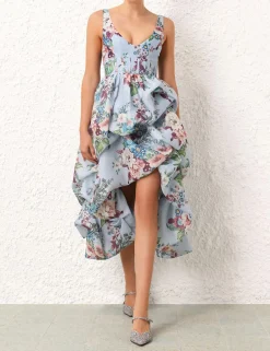 Best ZIMMERMANN Matchmaker Drape Midi Dress