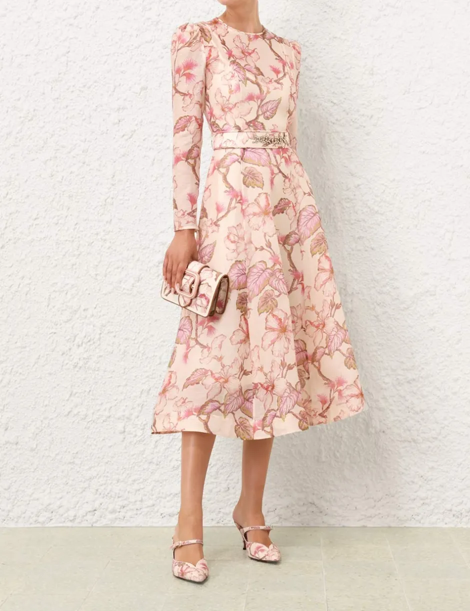 Online ZIMMERMANN Matchmaker Floral Midi Dress
