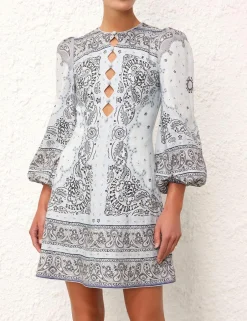 Online ZIMMERMANN Matchmaker Keyhole Mini Dress