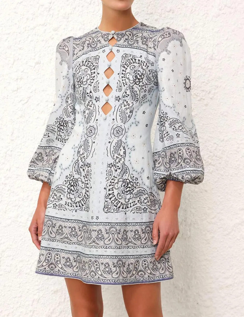 Best ZIMMERMANN Matchmaker Keyhole Mini Dress