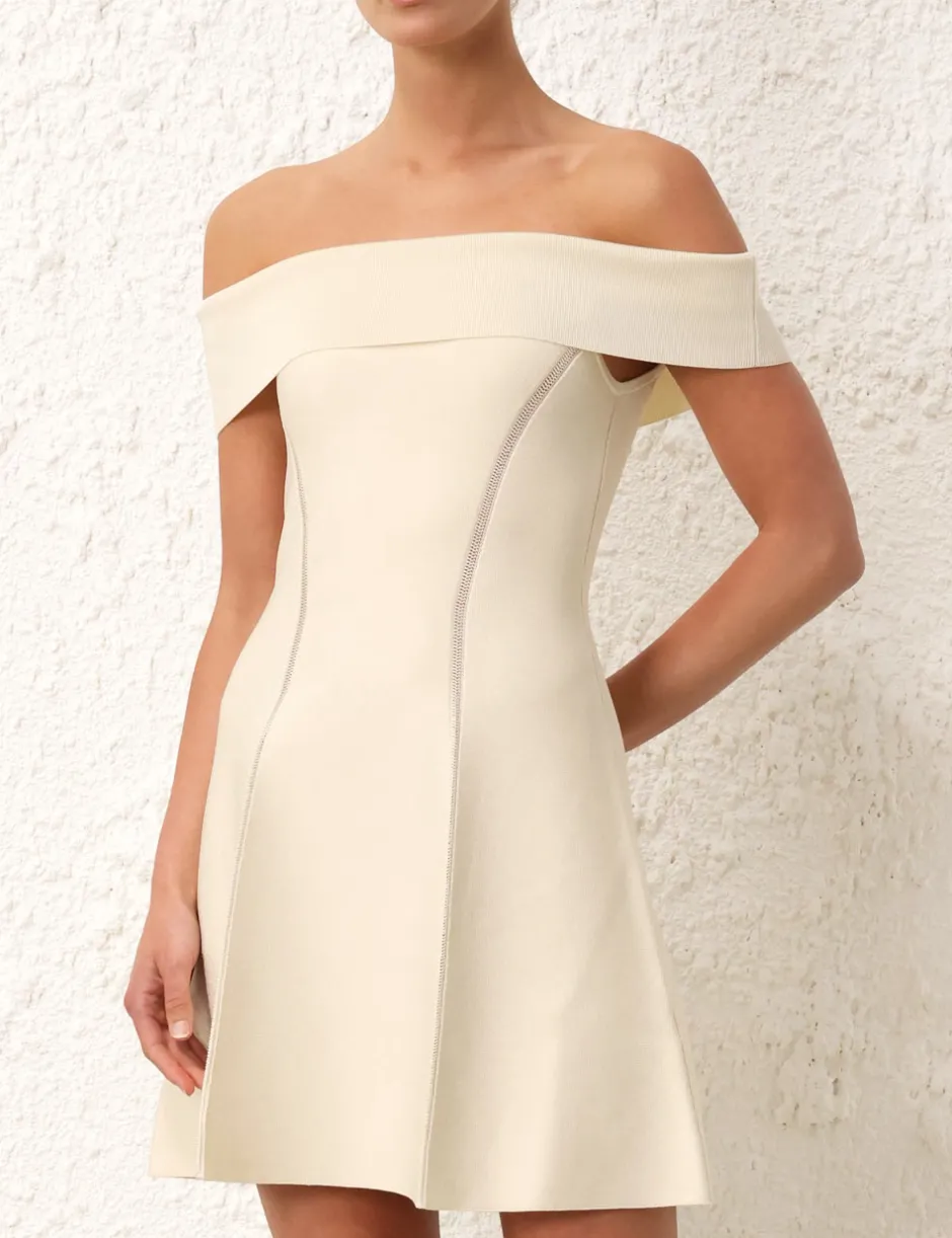 New ZIMMERMANN Matchmaker Knit Panelled Mini