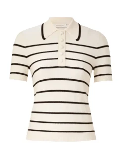 Outlet ZIMMERMANN Matchmaker Knit Stripe Polo