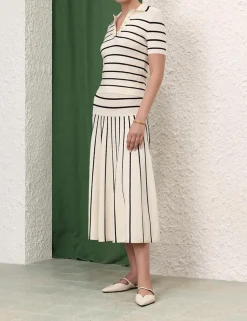Sale ZIMMERMANN Matchmaker Knit Stripe Polo
