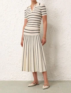 ZIMMERMANN Matchmaker Knit Stripe Skirt