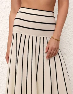 ZIMMERMANN Matchmaker Knit Stripe Skirt