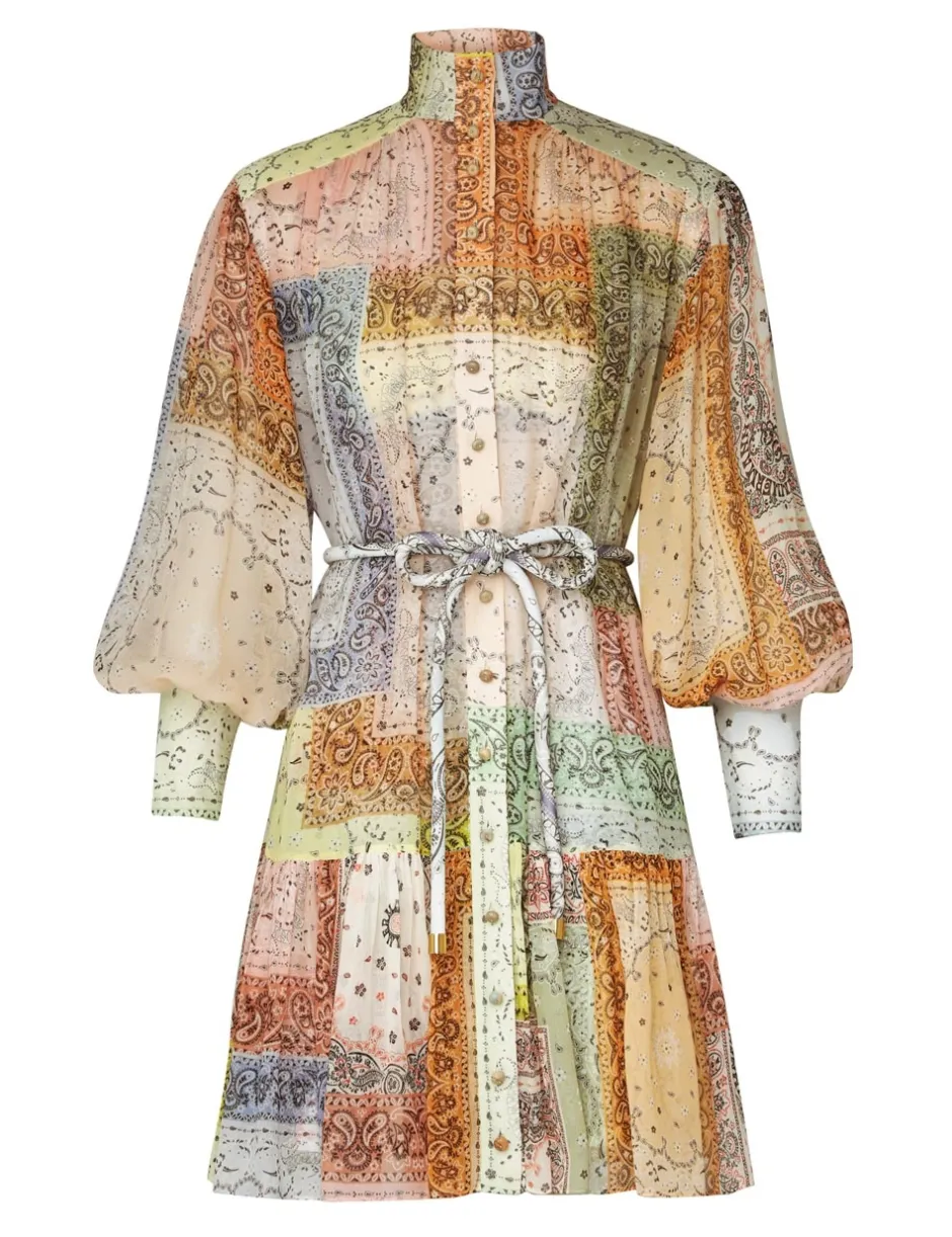 Outlet ZIMMERMANN Matchmaker Lantern Mini Dress