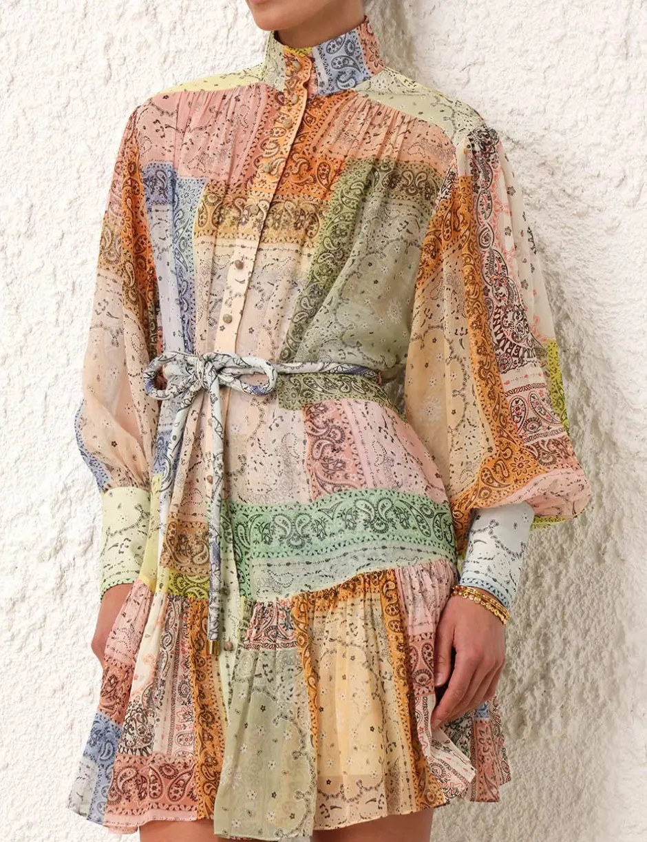 Outlet ZIMMERMANN Matchmaker Lantern Mini Dress
