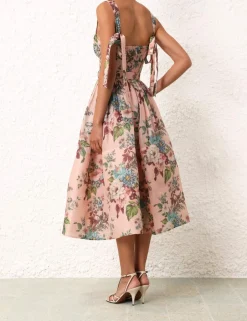 Online ZIMMERMANN Matchmaker Midi Dress