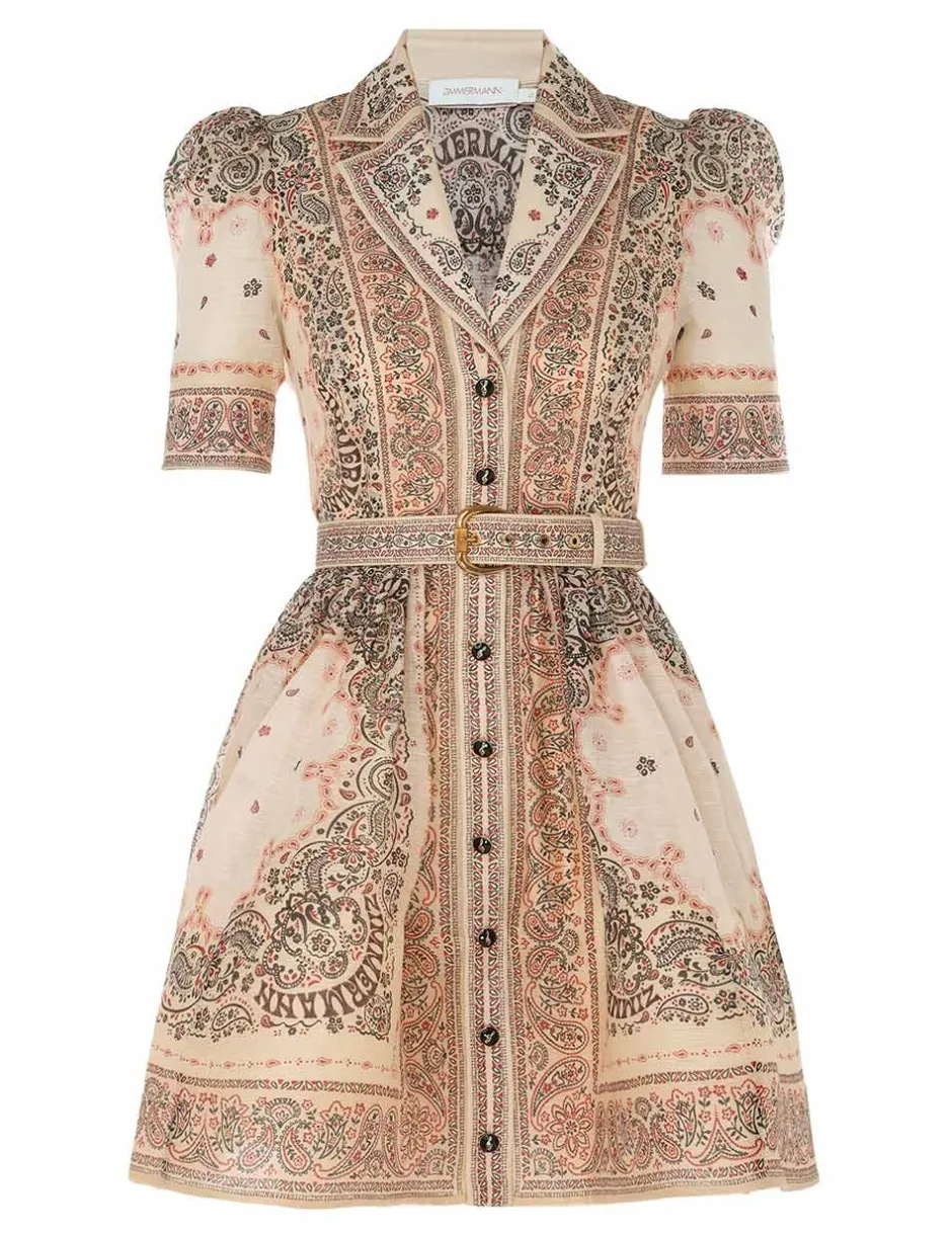 ZIMMERMANN Matchmaker Mini Shirt Dress