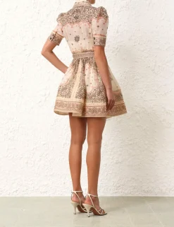 Outlet ZIMMERMANN Matchmaker Mini Shirt Dress