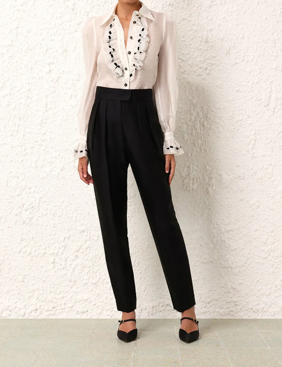 New ZIMMERMANN Matchmaker Pleat Front Pant