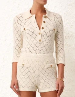 Outlet ZIMMERMANN Matchmaker Pointelle Shorts