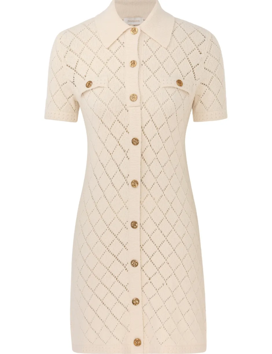 New ZIMMERMANN Matchmaker Polo Mini Dress