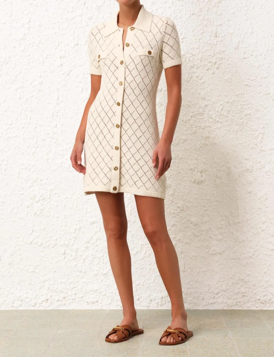 New ZIMMERMANN Matchmaker Polo Mini Dress