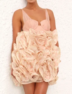 New ZIMMERMANN Matchmaker Ruffle Mini Dress