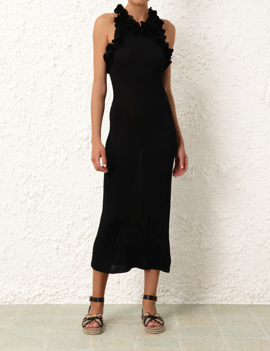 Best ZIMMERMANN Matchmaker Ruffle Neck Midi