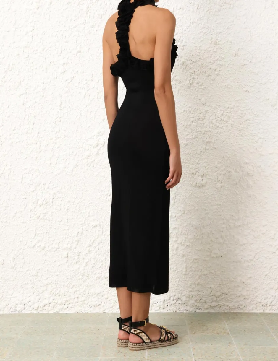 Outlet ZIMMERMANN Matchmaker Ruffle Neck Midi