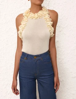 Discount ZIMMERMANN Matchmaker Ruffle Neck Top