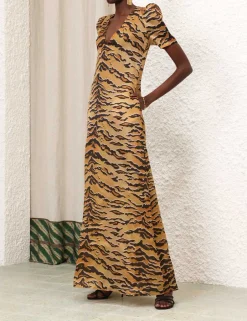 ZIMMERMANN Matchmaker Short Sleeve Maxi