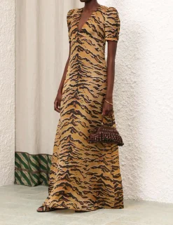 ZIMMERMANN Matchmaker Short Sleeve Maxi