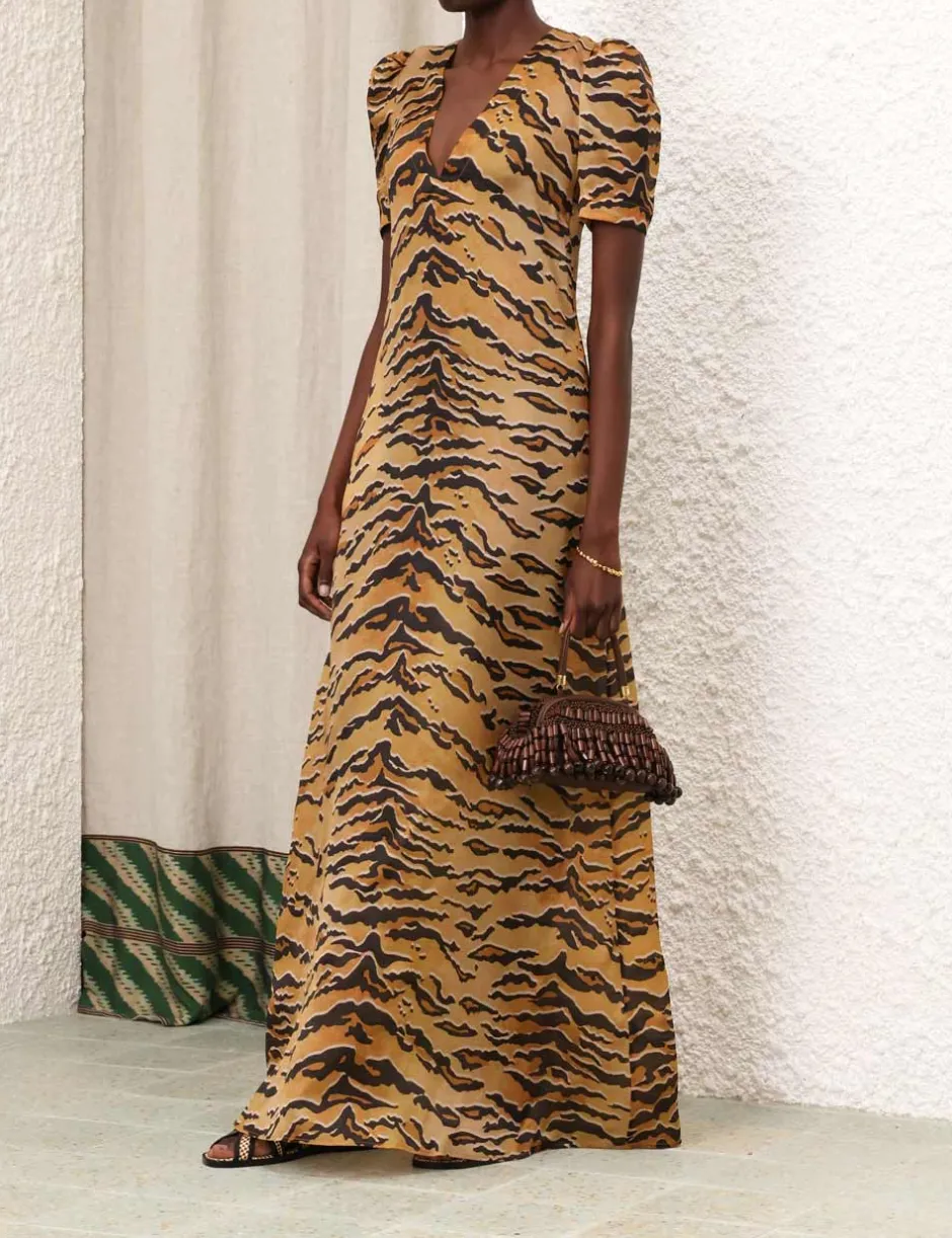 ZIMMERMANN Matchmaker Short Sleeve Maxi