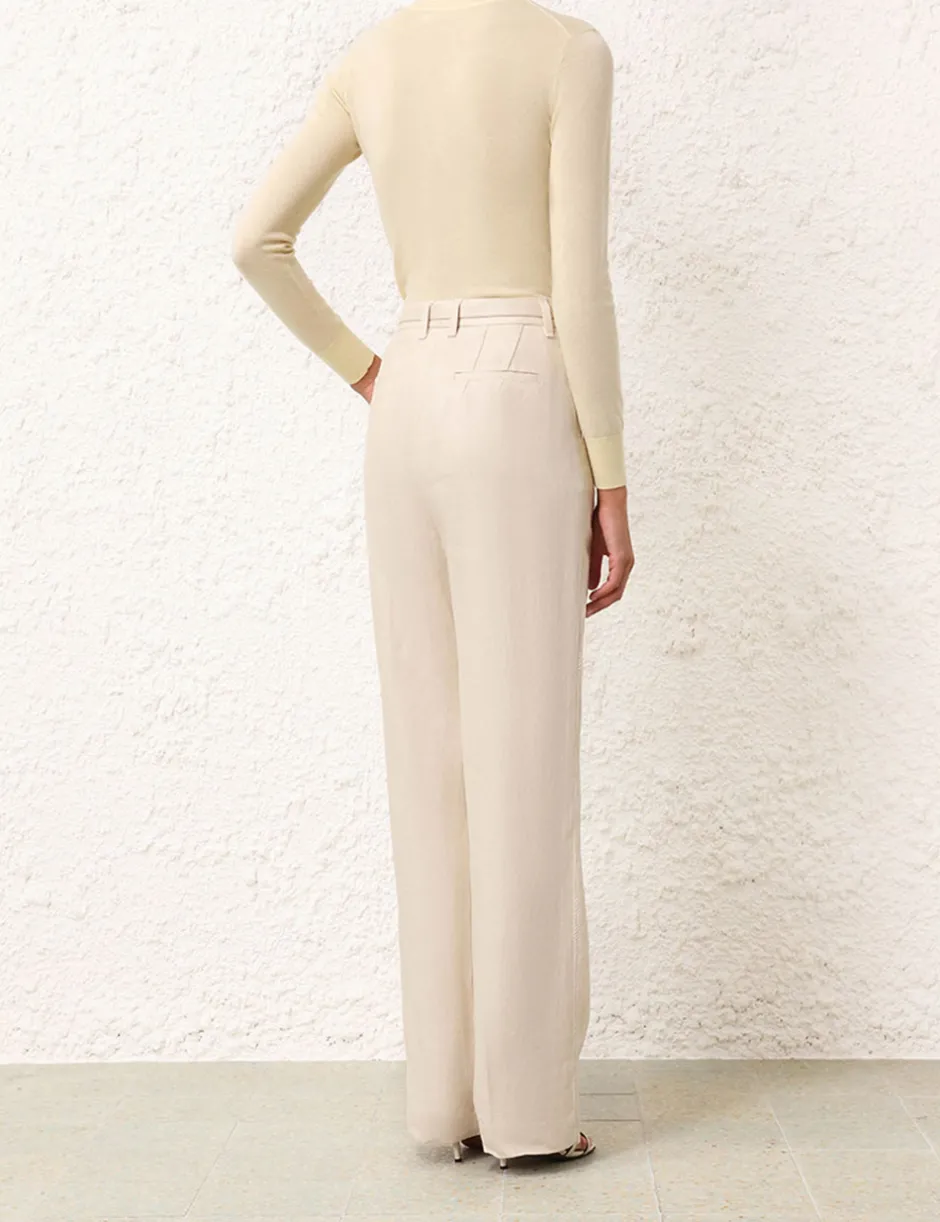 Best ZIMMERMANN Matchmaker Straight Leg Pant