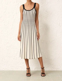New ZIMMERMANN Matchmaker Stripe Tank Dress