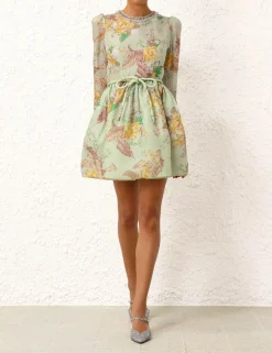 Clearance ZIMMERMANN Matchmaker Tulip Mini Dress