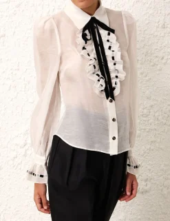 ZIMMERMANN Matchmaker Tuxedo Body Shirt