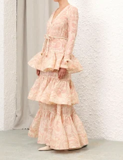 Discount ZIMMERMANN Matchmaker V Neck Gown
