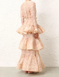 Sale ZIMMERMANN Matchmaker V Neck Gown