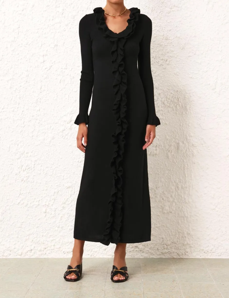 Hot ZIMMERMANN Matchmaker V-Neck Ruffle Dress