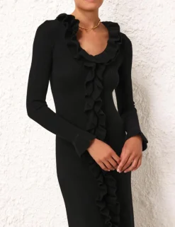 Hot ZIMMERMANN Matchmaker V-Neck Ruffle Dress